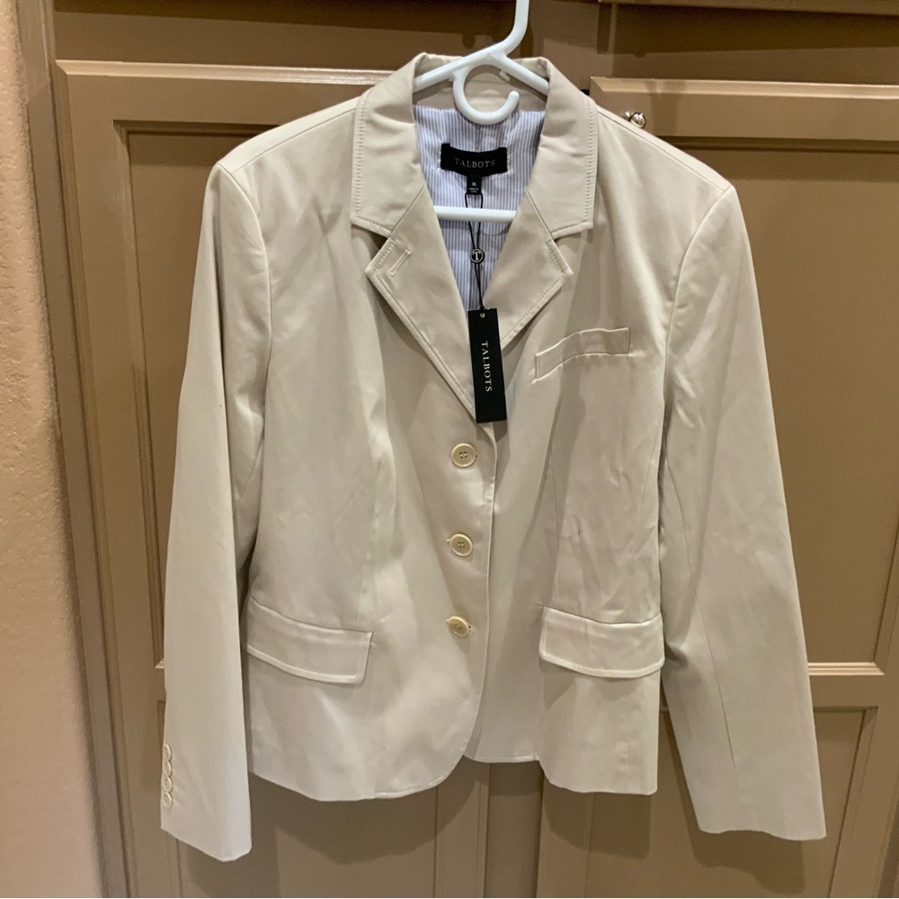 Talbots Cream Women's Blazer